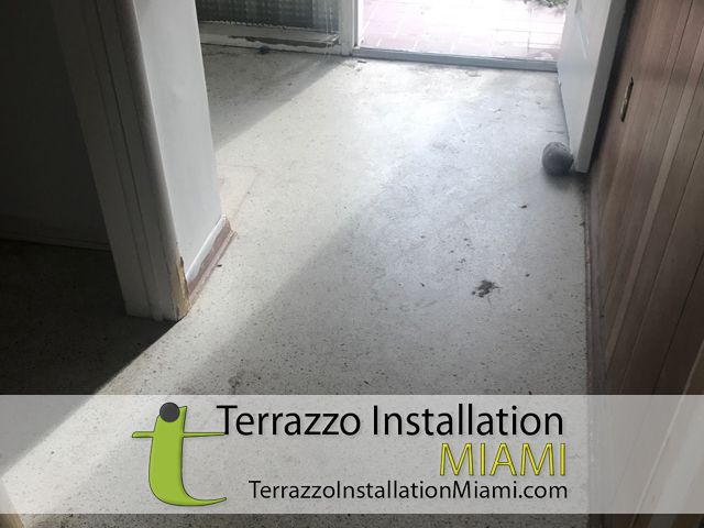 Terrazzo Cleaning Process Miami