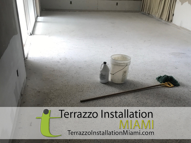 Terrazzo Floor Clean and Polishing Service Miami