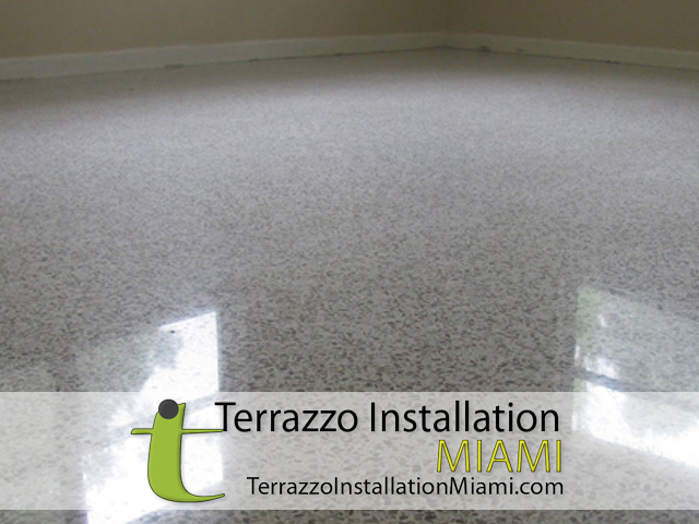 Terrazzo Floor Clean Process Miami