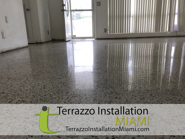 Terrazzo Floor Remove Installation Miami