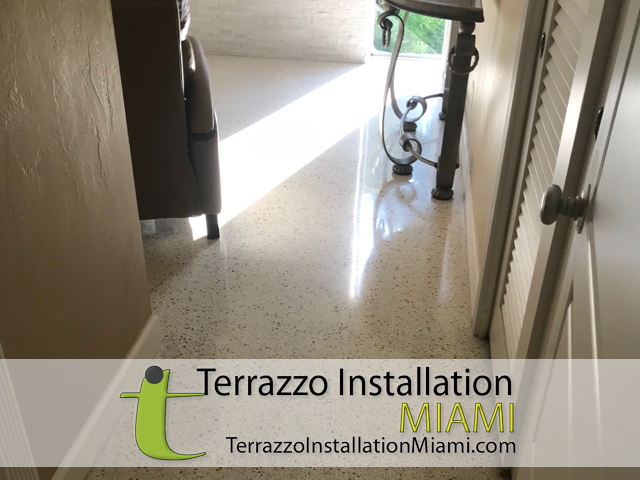 Terrazzo Floor Restore Refinishing Miami