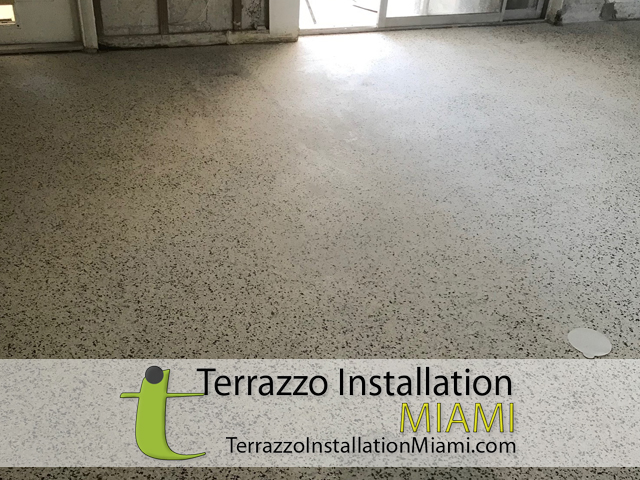 Terrazzo Polishing Process Miami