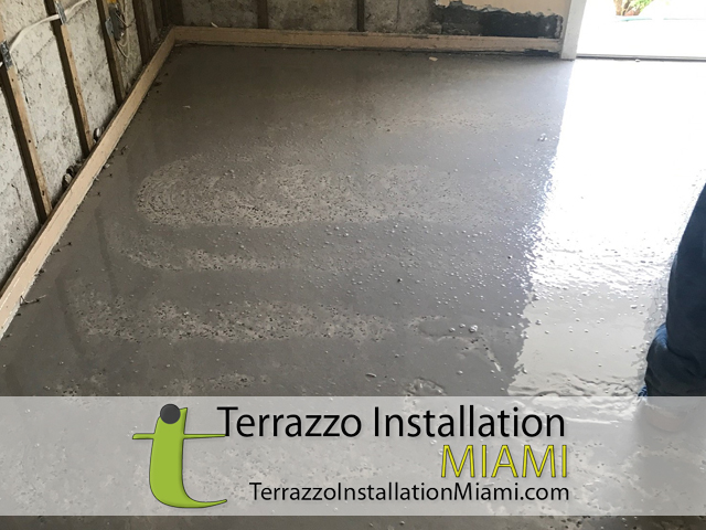 Terrazzo Polishing Process Miami