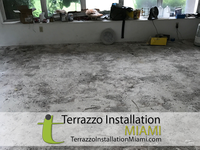 Terrazzo Removal Process Miami