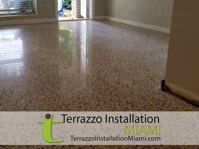 Terrazzo Tile Floor Restoring Miami