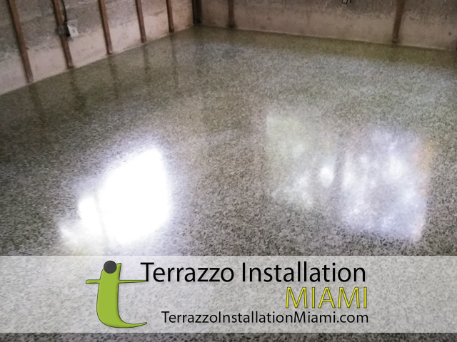 Terrazzo Floor Polish Restoring Process Miami