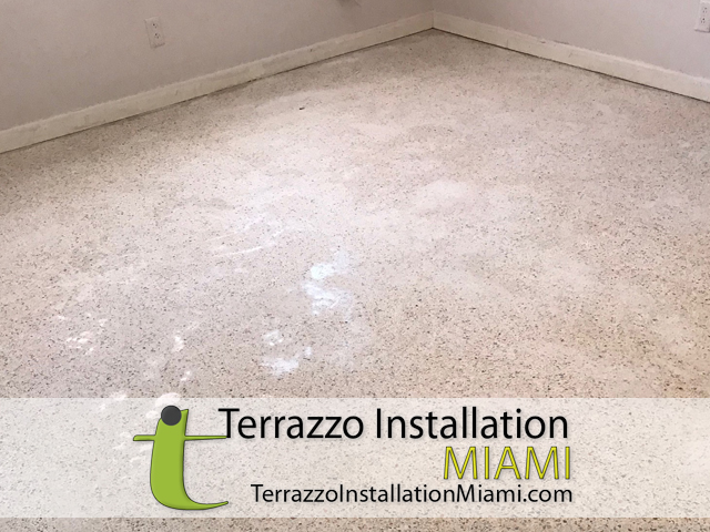 Terrazzo Floor Polishing Process Miami