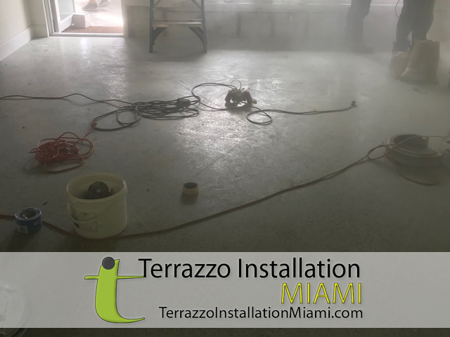 Terrazzo Floor Restoration Process Miami