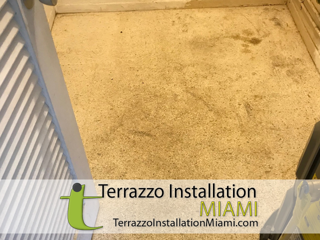 Terrazzo Floor Restoring Process Miami